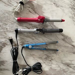 Babybliss Hair Iron, T3 & Hot Tools Curling Iron
